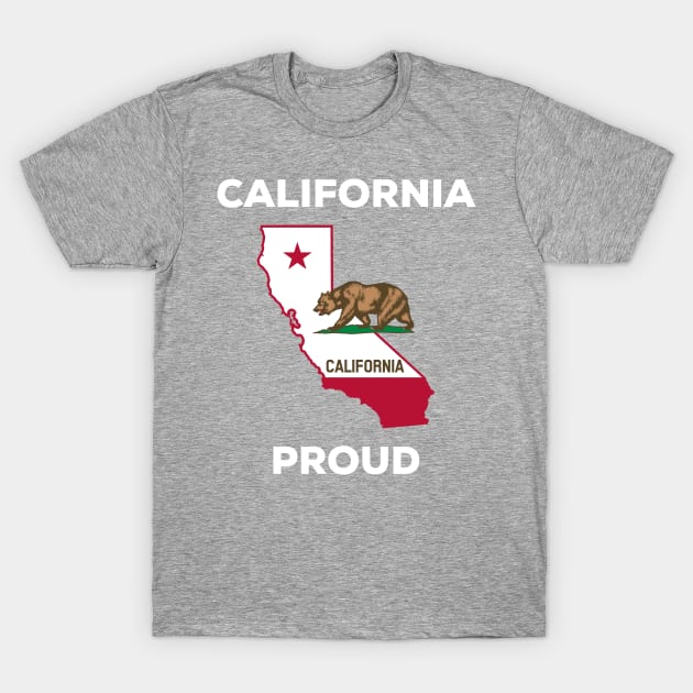 California Proud T-Shirt by CoastalDesignStudios